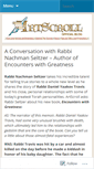 Mobile Screenshot of blog.artscroll.com