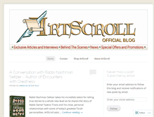 Tablet Screenshot of blog.artscroll.com